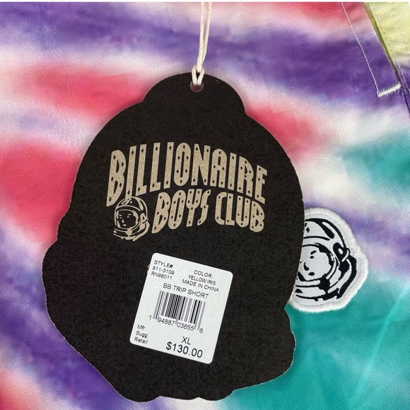Billionaire Boys Club BB Trip Short 811-3109 NWT in Yellow Iris 2021 SZ XL - Picture 8 of 11